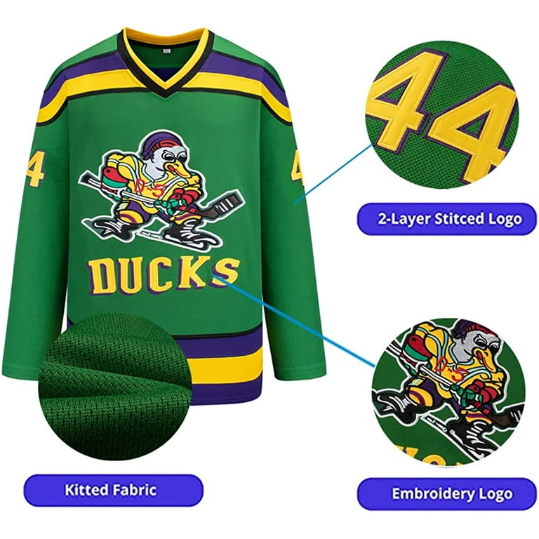 The Mighty Ducks Movie Goldberg Custom Hockey Jersey Sweater 