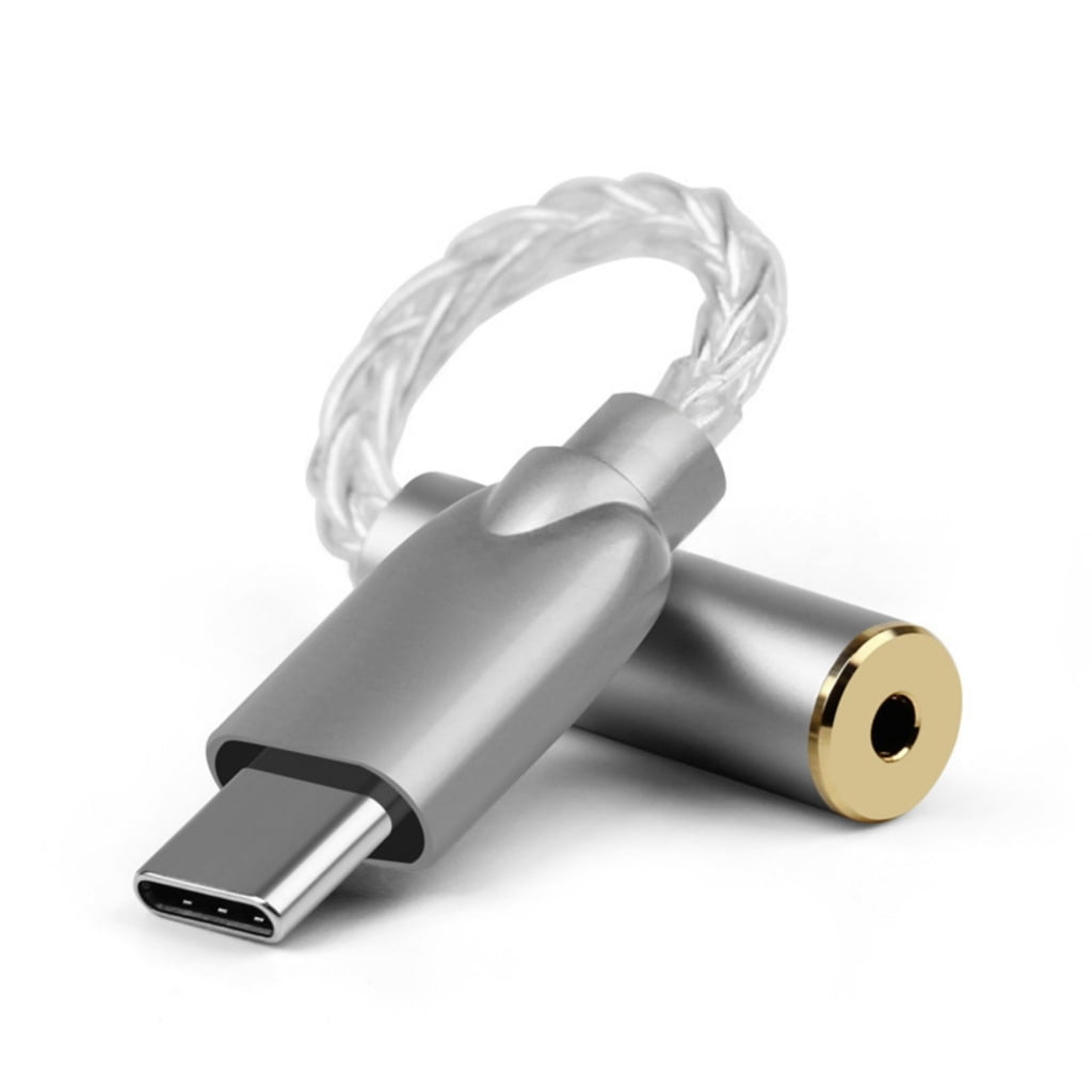 USB Type C to 3.5mm/2.5mm/4.4mm Sound Interfaces ALC5686 HiFi Headphone Amplifiers Digital Decoding Earphone Converter