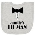 thumbnail image 2 of Inktastic Auntie's Lil Man Newborn Bib, 2 of 3