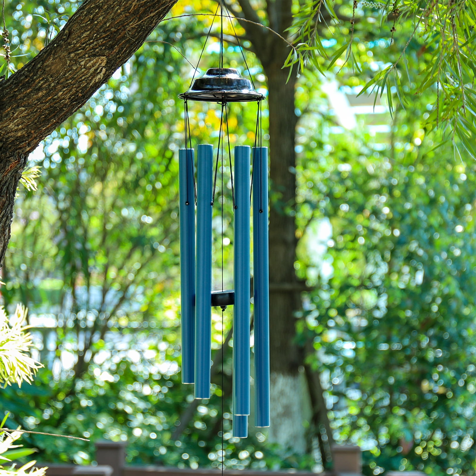 Outdoor Wind Chimes, Musical Wind Chimes, Metal Wind Chimes, Pleasant Sounds, Suitable For Courtyard Garden Lawns, Perfect Gifts, Blue