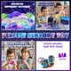 thumbnail image 2 of Slime Kit Funewest Mini Galaxy con pegatinas que brillan en la oscuridad, 2 of 6