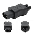 thumbnail image 3 of IEC320 C8 To C5 Converter, 4pcs Reinforced Design Plug and Play Power Cord Adapter Connector 10A 250V 2.5A 250V  for Digital Camera for UPS Server, 3 of 7