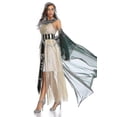 thumbnail image 3 of Disfraces de Navidad para hombres, disfraz de reina del faraón egipcio del antiguo Egipto, emperatriz Cleopatra, 3 of 5