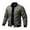 Green, variant on Fgnfyis Jackets for Men Fashion Flight Jacket Casual Baseball Coat Autumn Stylish Outerwear for Young Adults Stand Collar Mens Winter Coat Black L