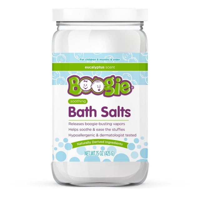 Sales de baño Boogie Kids Calming con aceites esenciales de eucalipto