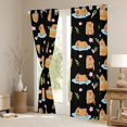 thumbnail image 3 of Castle Fairy Cute Capybara Blackout Curtains Set of 2 (52x84 Each),Animal Window Curtains, 3 of 6
