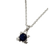 thumbnail image 2 of COLLAR DE RANA AZUL DE PLATA Y ZIRCONIA, 2 of 4