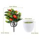 thumbnail image 2 of Árbol frutal artificial en maceta realista, simulación de mesa, decoración de plantas frutales, planta artificial en maceta, 2 of 8