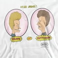 thumbnail image 2 of Beavis And Butthead Heads In Ovals Unisex Adult Pull-Over Hoodie (X-Large) White, 2 of 6