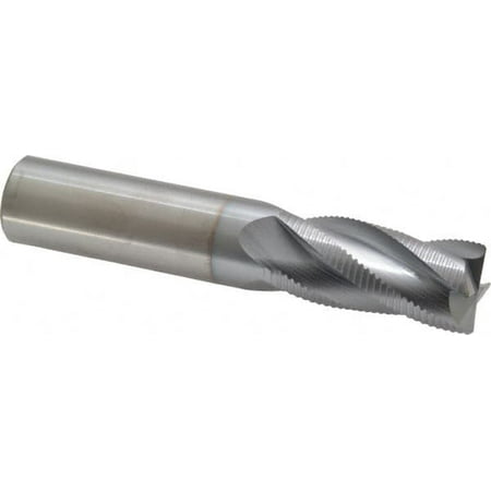 

Accupro 3/4 Diam Fine Pitch 1-5/8 LOC 4 Flute Solid Carbide Roughing Square End Mill TiCN Finish 4 OAL 3/4 Shank Diam Single End 30° Helix