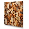 thumbnail image 2 of Designart "Boulevard Of Freshly Baked Biscotti I" Desserts Canvas Wall Art, 2 of 7