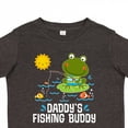 thumbnail image 4 of Inktastic Daddys Fishing Buddy Cute Frog Boys or Girls Toddler T-Shirt, 4 of 5