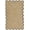 Black, variant on Jute Area Rug For Home And Living Room Décor Rectangular Scalloped Natural Jute Area Rug Carpet Natural 6' x 9' BY KALVEERA