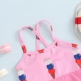 thumbnail image 3 of Okbabeha 4th Of July Baby Girl Swimsuit Newborn Toddler One Piece Sleveless Bathing Suit Cute Patriotic Beach Swim Wear, 3 of 7