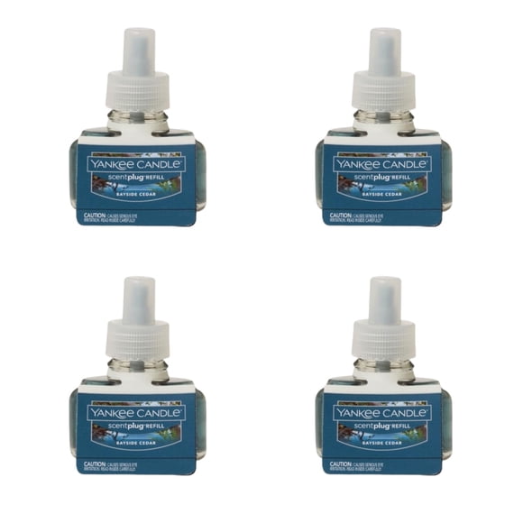 Recarga de Fragancia Yankee Candle Bayside Cedar para ScentPlug x4