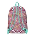 thumbnail image 3 of Boho Chic Mandala Print Backpack Gift with Laptop Compartment for Women Men, Large Floral Bookbag for School College Travel, 3 of 5