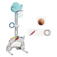 thumbnail image 3 of Milaget Basketball Hoop Outdoor Toy Adjustable Height for Background Indoor Backyard, 3 of 8