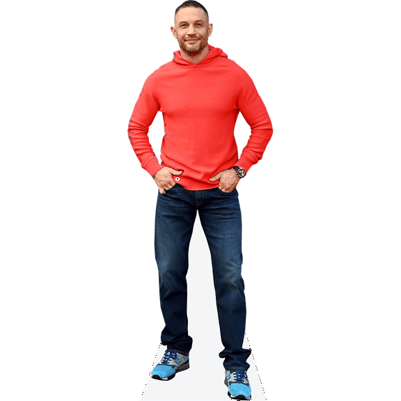 Tom Hardy (Red) Mini Cardboard Cutout Standee
