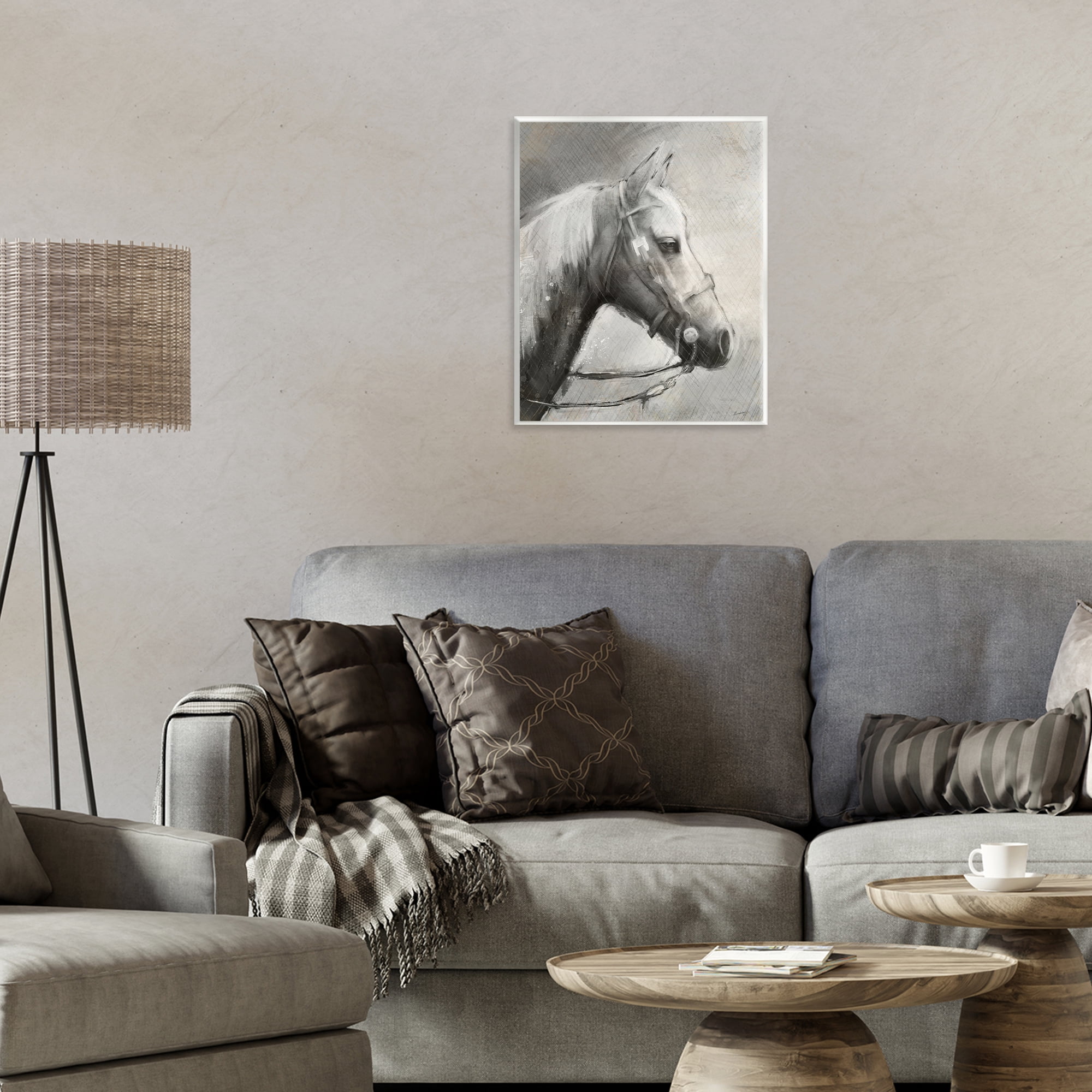 Stupell Industries Modern Ranch Horse Wall Plaque Art, design by Chad Barrett