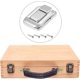 thumbnail image 5 of Toggle Catch Lock (38mm x 25mm) 2Pcs, Iron Hasp Latches - for Cabinets Boxes Suitcases, Silver Tone, 5 of 5