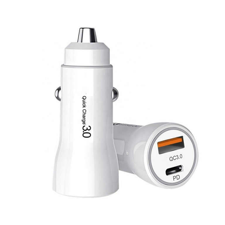Syncwire USB C Car Charger [PD 30W & QC 30W] Car Charger Fast Charging USB  Car