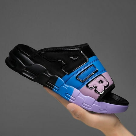 Men s Fashion Casual Shoes Slippers Non-Slip Sandals Beach Air Cushion Slides