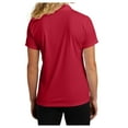 thumbnail image 3 of Yellow Rooster Women's PosiCharge Competitor Polo Shirts Deep Red 3XL, 3 of 6