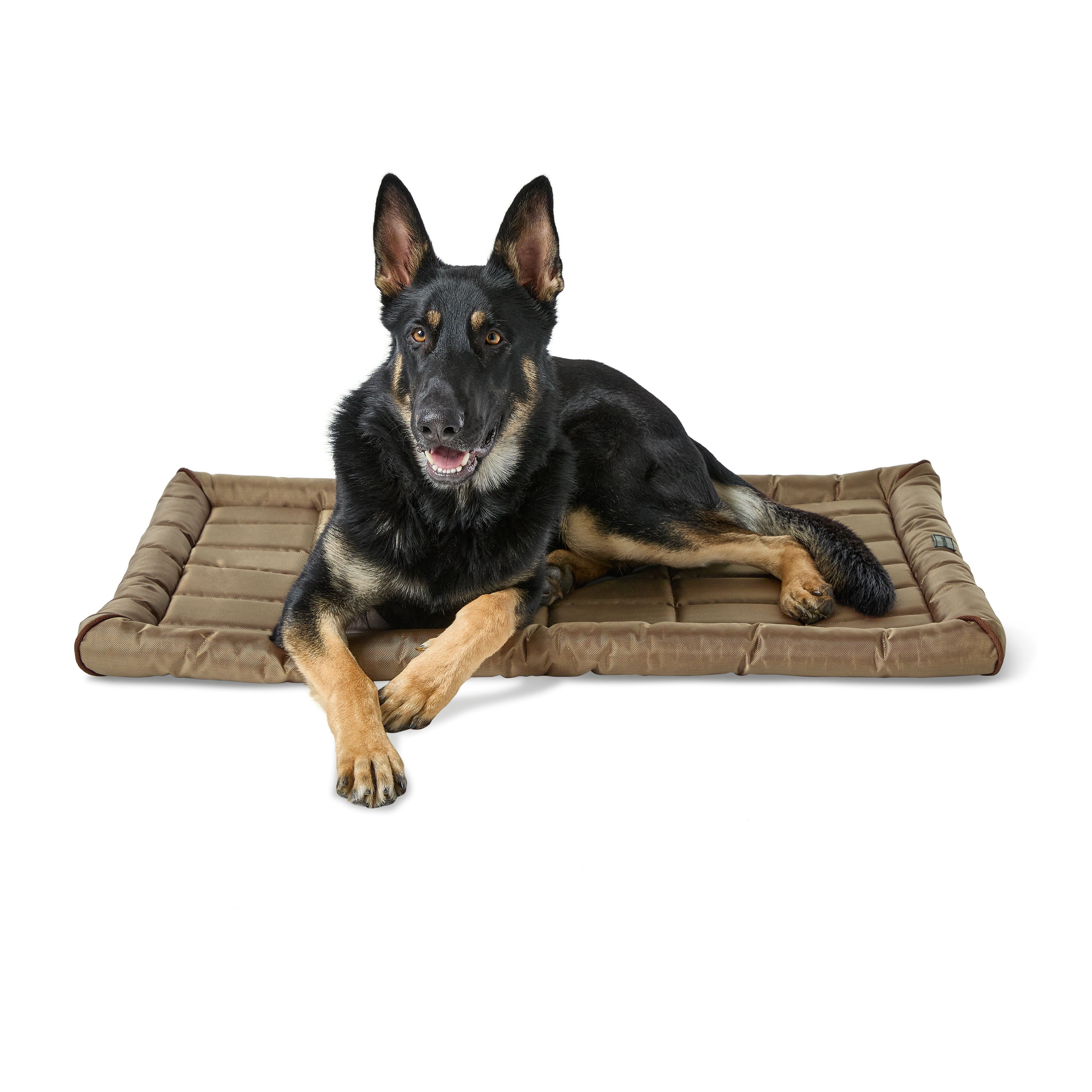 Vibrant Life Durable and Water Resistant Crate Pad, Brown, Extra Large, 27" x 41"
