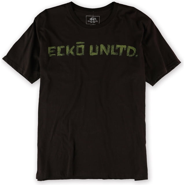 Ecko Unltd. Camiseta gráfica con logotipo de trazo de pincel para hombre, marrón, extragrande Ecko Unltd. Camiseta gráfica