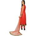 thumbnail image 3 of Atasi Womens Readymade Angrakha Style Anarkali Kurti Salwaar Kameez with Dupatta, 3 of 7