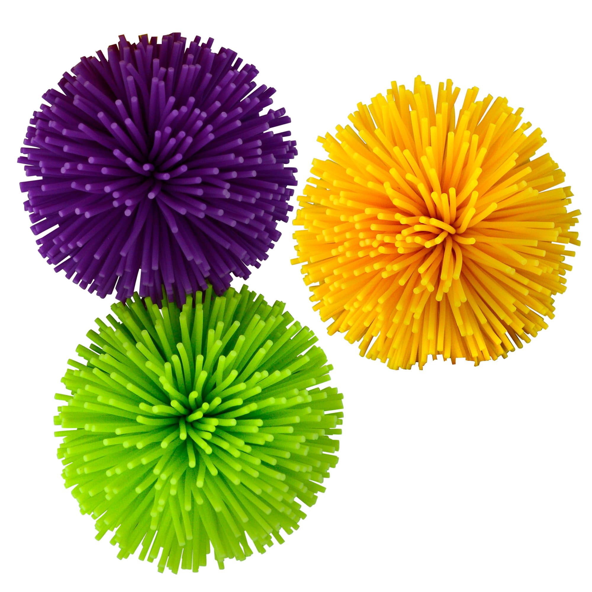 Koosh Balls, Mini Variety 3 Pack - Beach Outdoor Games for Adults and Family, Fidget Toys, Screen-Free, Ages 3+