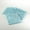 Aqua, variant on Flocked Polka Dot Organza Decorative Napkins, Set of 12 (Silver)