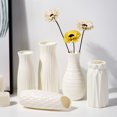 thumbnail image 3 of Primegos Flower Vase High Durability Geometric Design Smooth Edge Non-slip Base Shatterproof Eco-friendly Flower Container Table Vase Decoration Home Supplies, 3 of 8