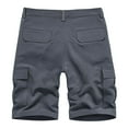 thumbnail image 5 of Men's Slim Fit Stretch Denim Shorts - Ripped Skinny Design - Nylon - 32-42 Sizes, 5 of 5