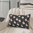 thumbnail image 5 of Yiaed Pink Sleeping Fox Print Brushed Microfiber Envelope Pillowcases, Standard,Envelope Closure Pillow Cases(Without Pillow Core)-20"x30", 5 of 6