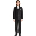 thumbnail image 2 of Boys' Formal Suit Set, with Suspenders, Double Vents, Adjustable Waist, 2 of 9