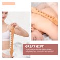 thumbnail image 4 of Wooden Back Belly Teeth Type Massager Abdominal Massage Stick Massage Tool, 4 of 7