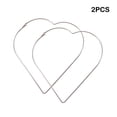 thumbnail image 4 of Qarigey 2 piezas de pendientes para mujer, Color sólido, estilo Simple, repuesto galvanizado que no se desvanece, pendientes para niñas, Type1 NO1, 4 of 6