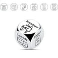 thumbnail image 1 of B Food Choice Metal Dice Game Decision Maker Tool Random Selector For Group Dinners Party Entertainment Activity, 1 of 2