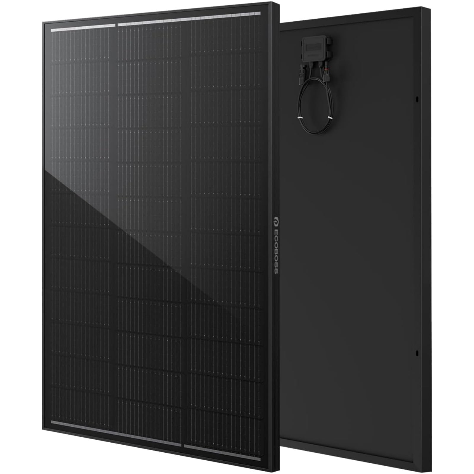 ECOBOSS 110 Watt 12V Solar Panel, Lightweight N-Type 16BB Monocrystalline Design for RV, Marine & Off-Grid, 30-Year Lifespan