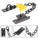 thumbnail image 5 of Cerradura de cadena de puerta Cerradura de protección de cadena de puerta interior Cerradura de seguridad de puerta de acero inoxidable, 5 of 5