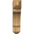 thumbnail image 2 of Ekena Millwork 6"W x 22"D x 26"H Legacy Craftsman Rough Sawn Bracket, Western Red Cedar, 2 of 4