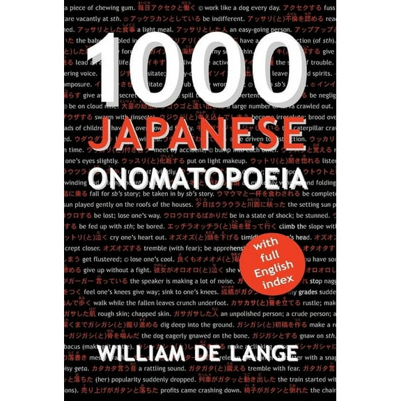 1000 Japanese Onomatopoeia, (Hardcover)