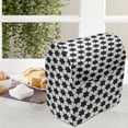 thumbnail image 3 of Geometric Stand Mixer Cover, Minimalist Pattern with Abstract Hexagon Shapes in Simplistic Tones Contemporary, Kitchen Appliance Organizer Bag Cover with Pockets, 5 Quarts, Black White, by Ambesonne, 3 of 4