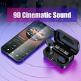 thumbnail image 5 of Auriculares inalámbricos Bluetooth 5.3, tiempo de reproducción prolongado, auriculares con reducción de ruido con control táctil, miniauriculares internos con micrófono a prueba de agua IP7, compatibl, 5 of 5