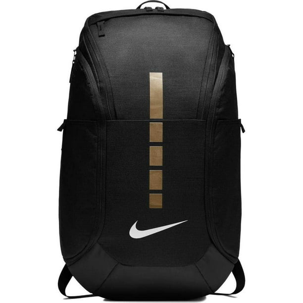 Nike - Nike Hoops Elite Pro Basketball Backpack,Black/Metallic Gold,One ...