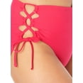 thumbnail image 5 of Time and Tru Women's Cutout High Waist Bottom Swimsuit, 5 of 5