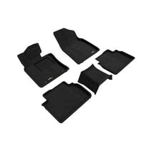 3D MAXpider Custom Fit Elegant Floor Mat (Black) for 2018-2021 Toyota Camry - 1ST Row 2ND Row