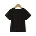 thumbnail image 2 of Back to School New Boys 100% Cotton T-Shirt - Black My 1st of Kindergarten I'm 5 Years Old & Ready to Learn with Book Stack Print - Comfortable Breathable Summer Crew Neck Short Sleeve, 2 of 6