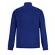 thumbnail image 3 of Blusa y camisa de manga larga con cuello alto para hombre, color liso, con cremallera, cuello alto, cubrecabezas, tejido elástico, estilo suéter, poliéster., 3 of 5